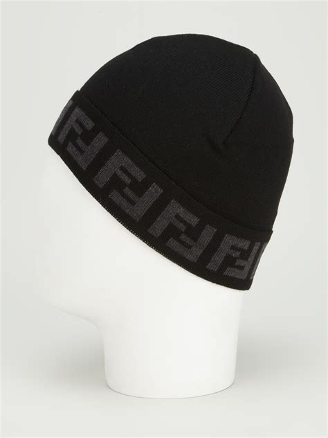 fendi beanie hat mens|fendi black wool hat.